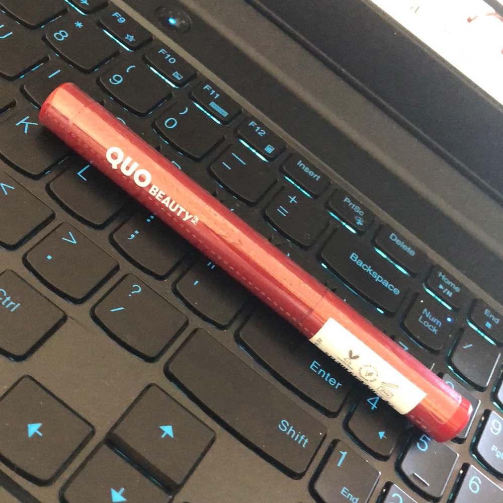 Quo Beauty Lip Crayon in Red Rhubarb 39